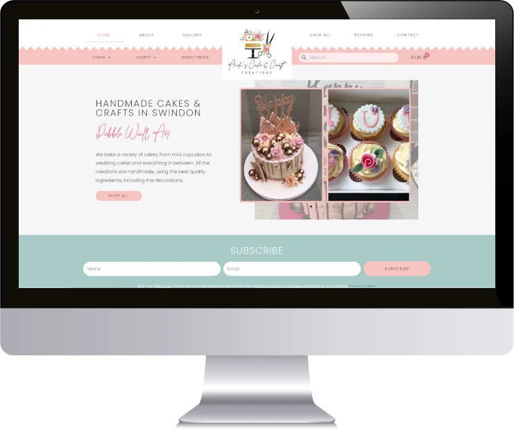 Ecommerce Website for a Cake Maker