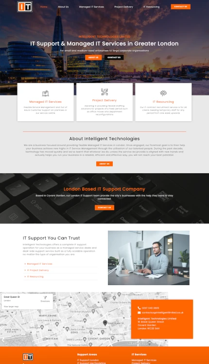 Website Design for an IT Company