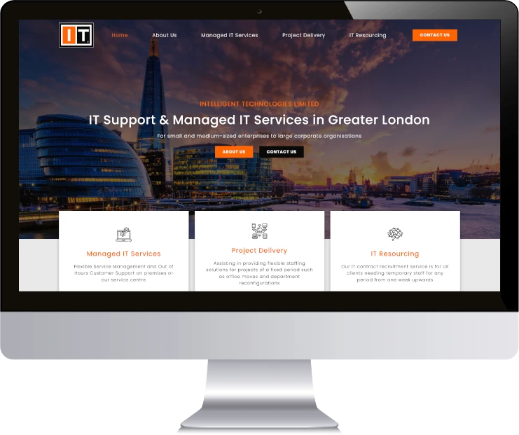 Website Design for an IT Company