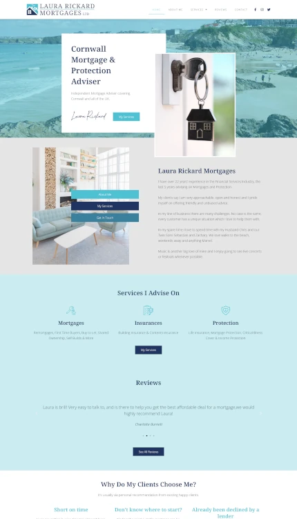Website Design for a Mortgage Adviser
