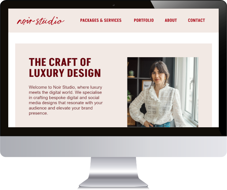 Website Development for a Design Studio