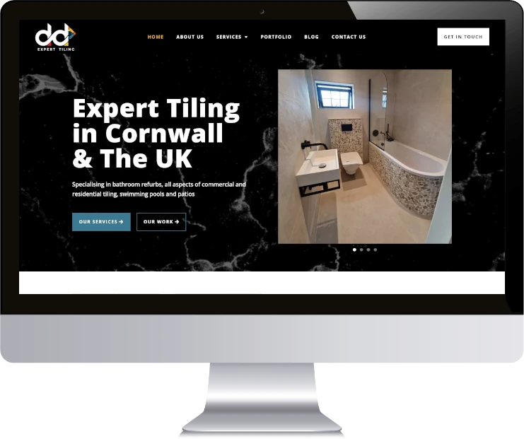 Website Design for Tiling Company DD Expert Tiling